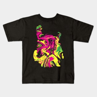 Guitar Swirl psychedelic Kids T-Shirt